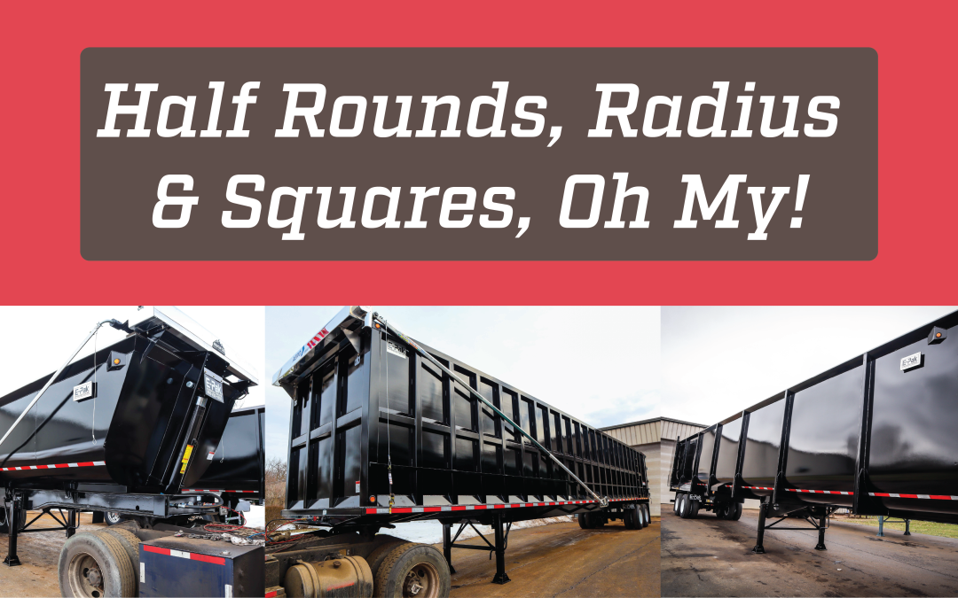 Half Rounds, Radius & Squares, Oh My!
